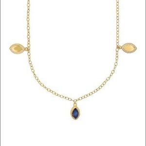 Anna Beck Gold/Lapis Necklace